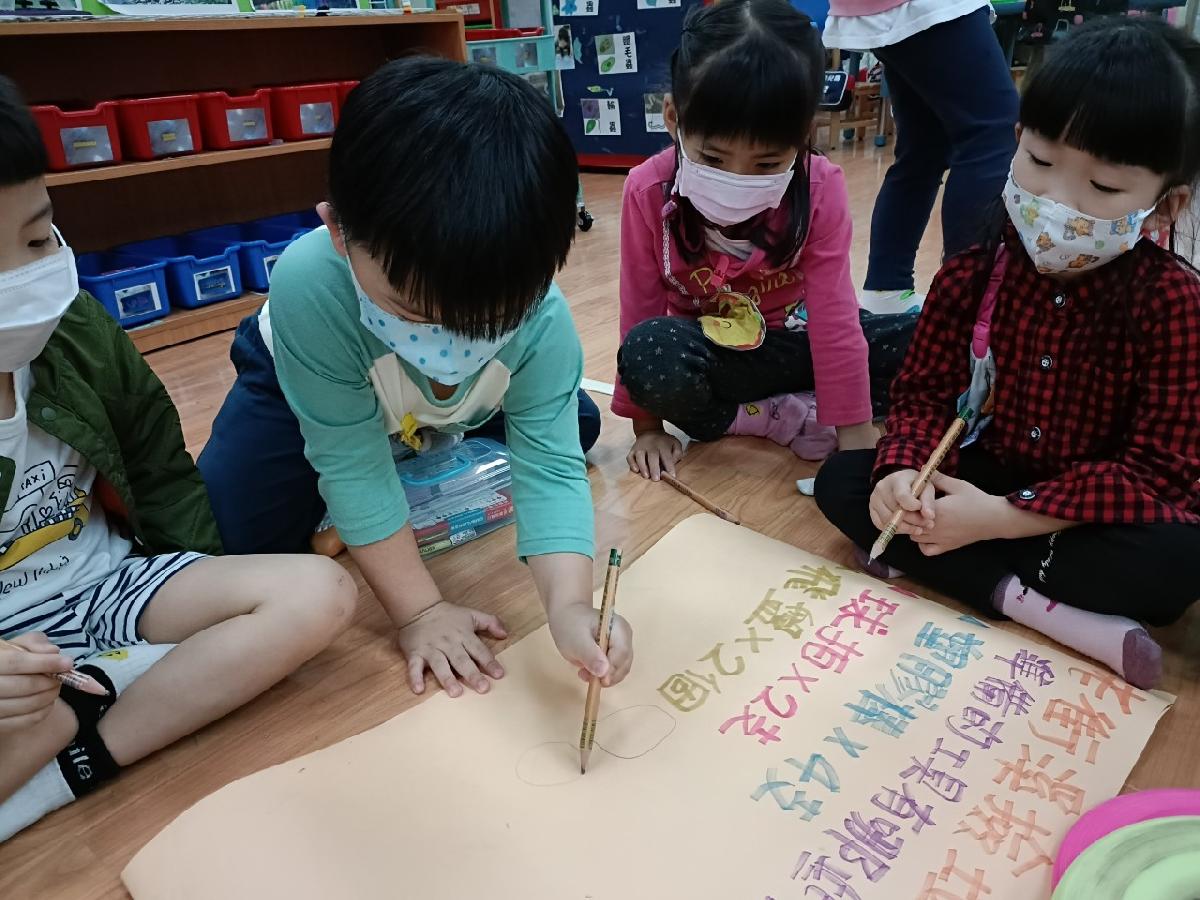 6老街溪的垃圾流到哪裡組-繪製環保宣傳的相關海報