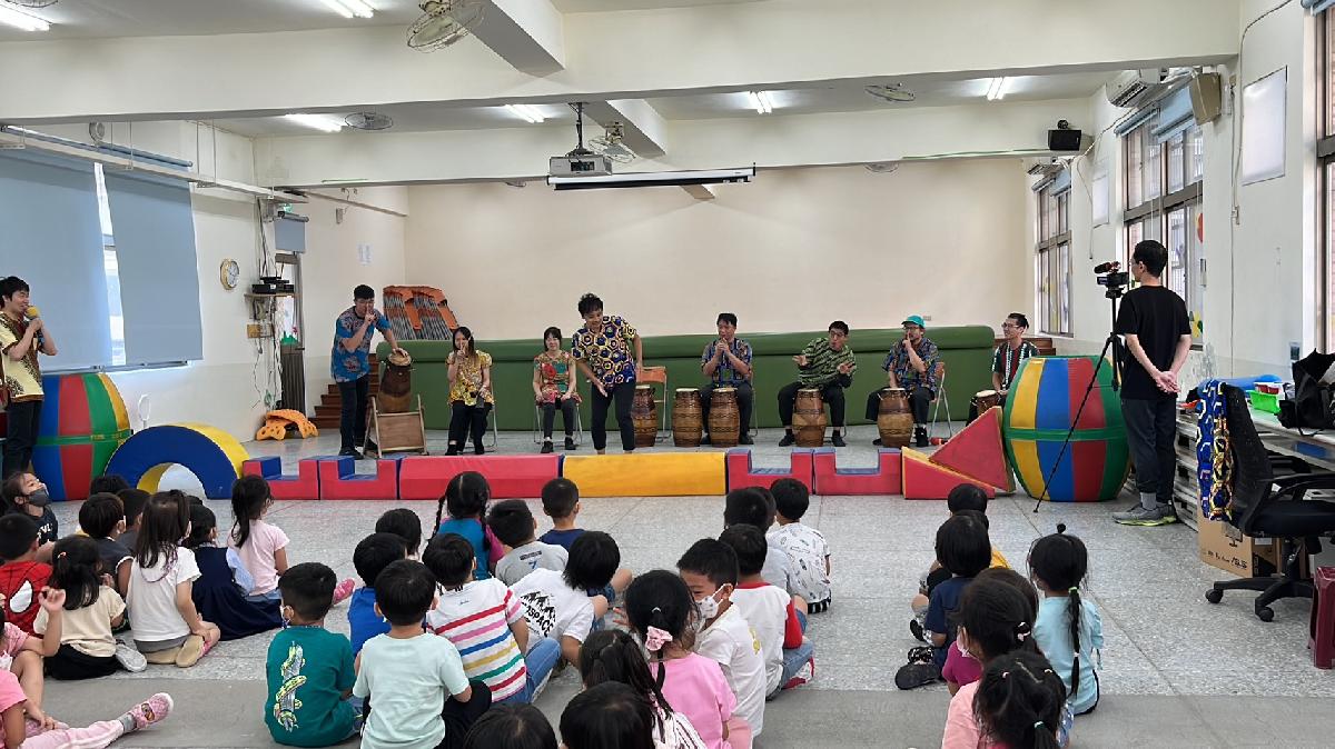 平鎮文化祭-藝術參與活動(星星落在跳石上了)