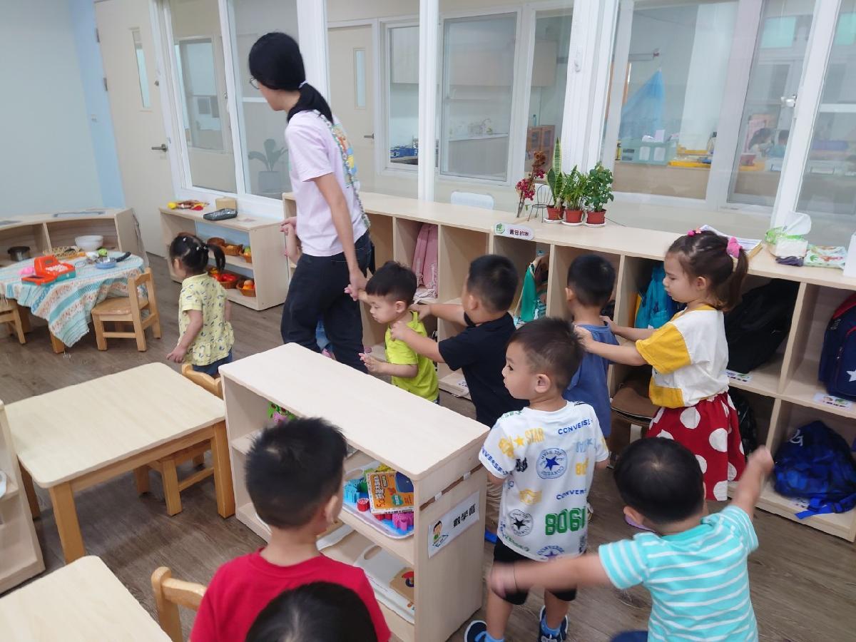 學習區小火車出發~我們來認識同心班的學習區有哪些!