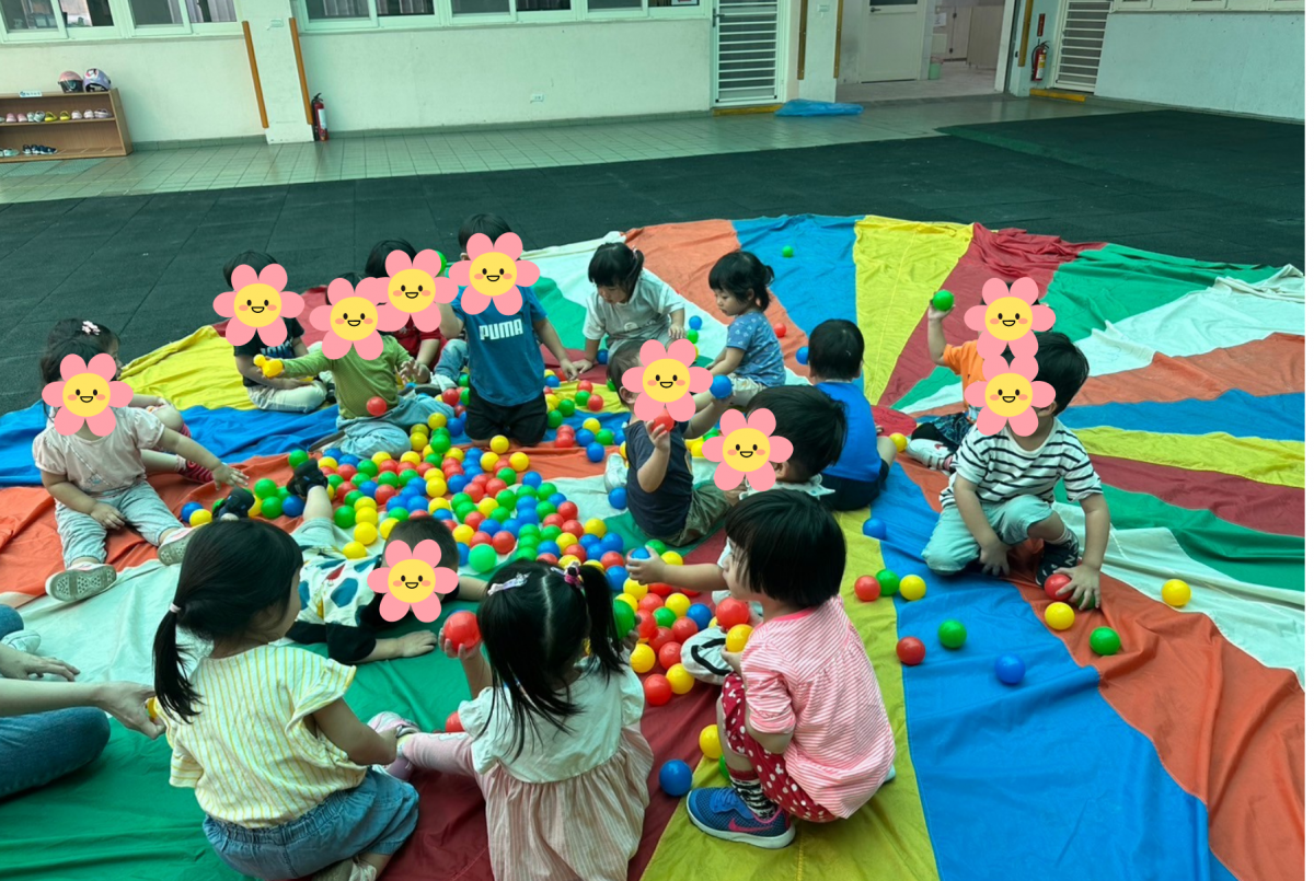 大肌肉活動-氣球傘2